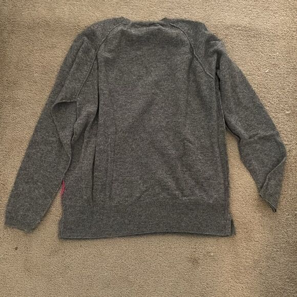 Brodie XS grey pink horse cashmere sweater - Picture 4 of 6